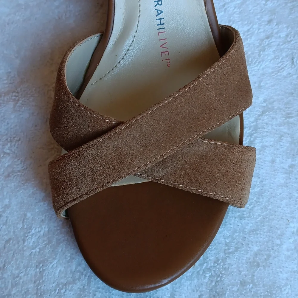 Isaac Mizrahi Espadrille Wedge Strappy Sandals